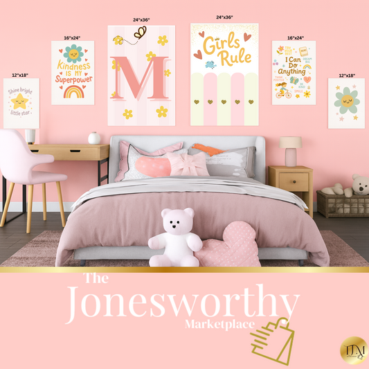Girl Power | Positive Affirmation | Empowerment Wall Prints