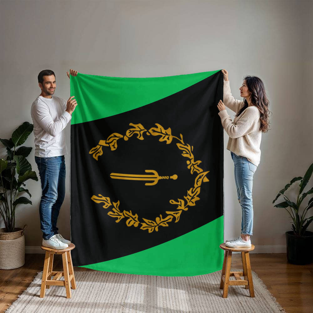 Black American Heritage Flag Mink Touch Fleece Blanket | Luxurious Mink Touch Throw | Cultural Pride Blanket | SOULAAN Collection