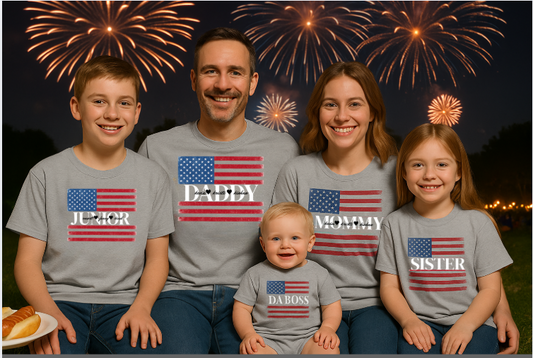 Patriot Family Tee | Personalized Tee (Bundle to save 12%)