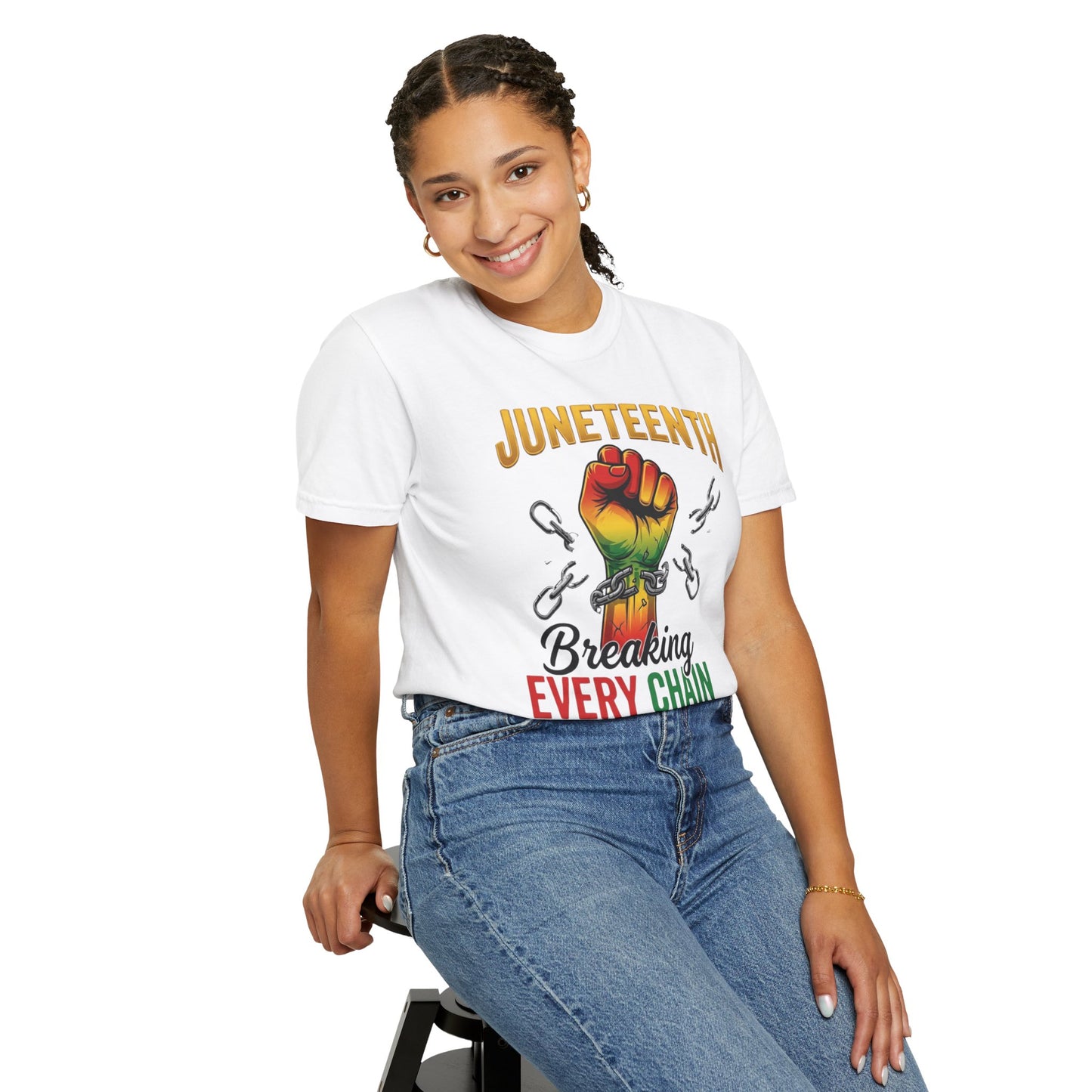 Juneteenth Breaking Every Chain Since 1865 Shirt | Juneteenth Celebration Tee | Black History Shirt | Comfort Colors® 1717