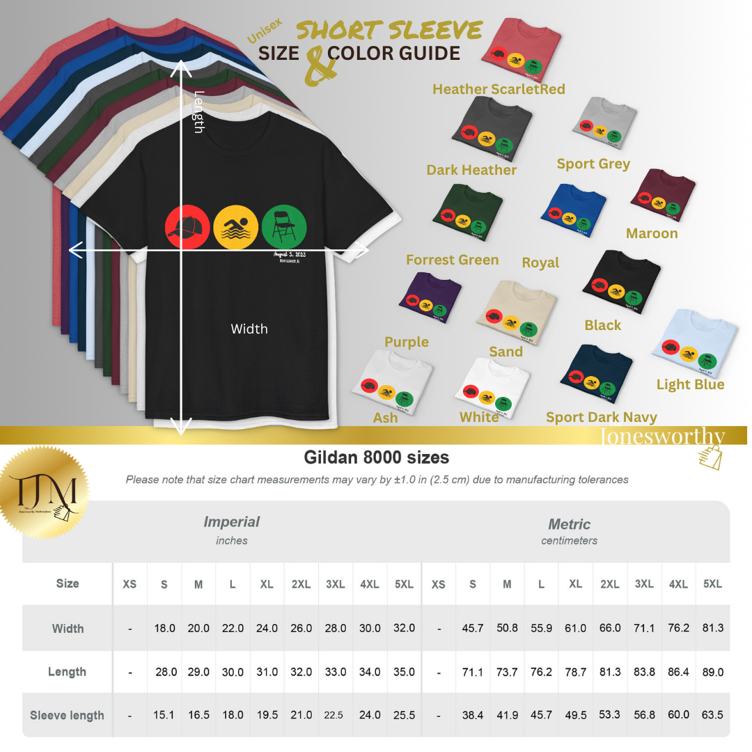 Montgomery Riverfront Brawl Icons Shirt | Hat Swimmer Chair Tee | Black Culture Unity Shirt | Unisex Dry-Blend Gildan 8000