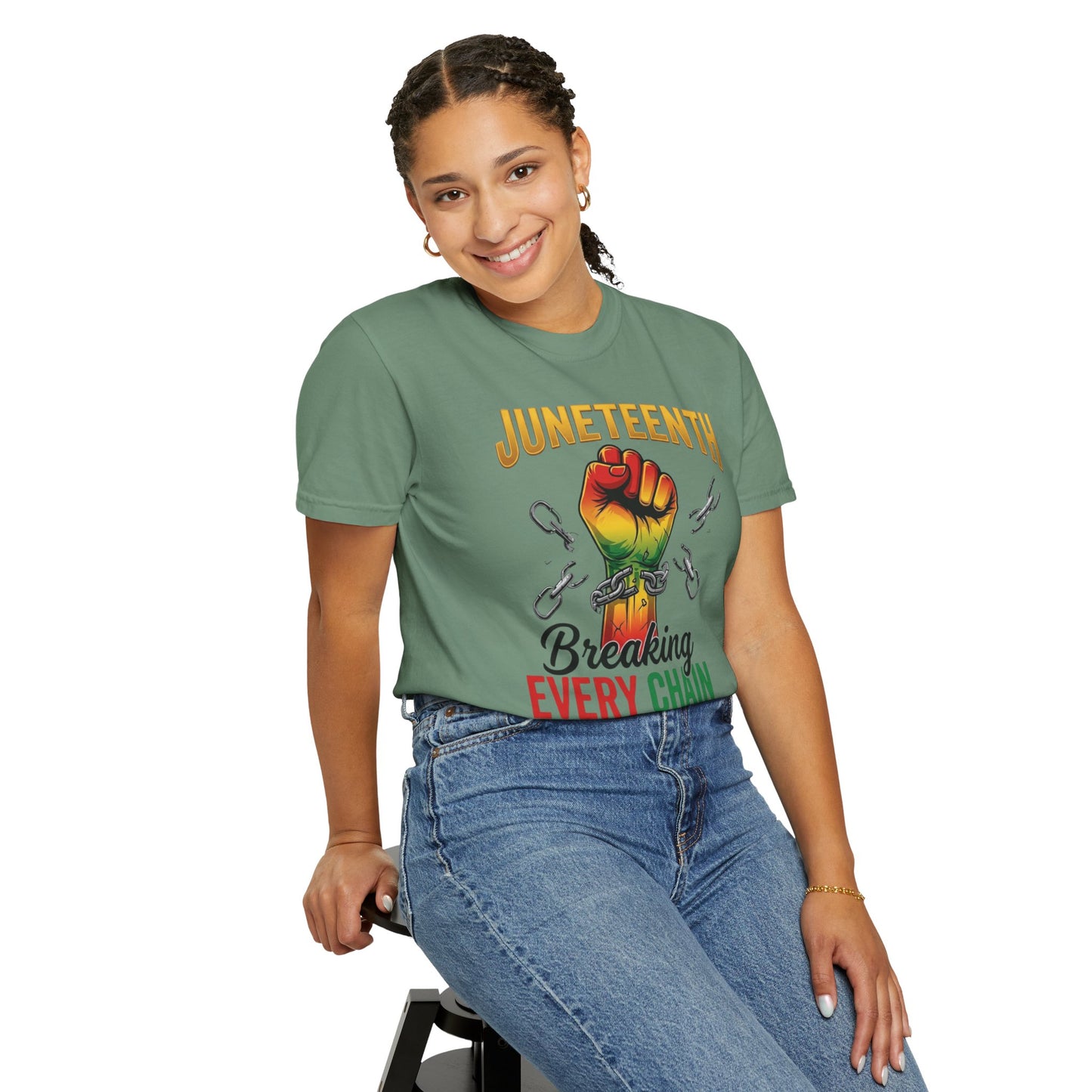 Juneteenth Breaking Every Chain Since 1865 Shirt | Juneteenth Celebration Tee | Black History Shirt | Comfort Colors® 1717