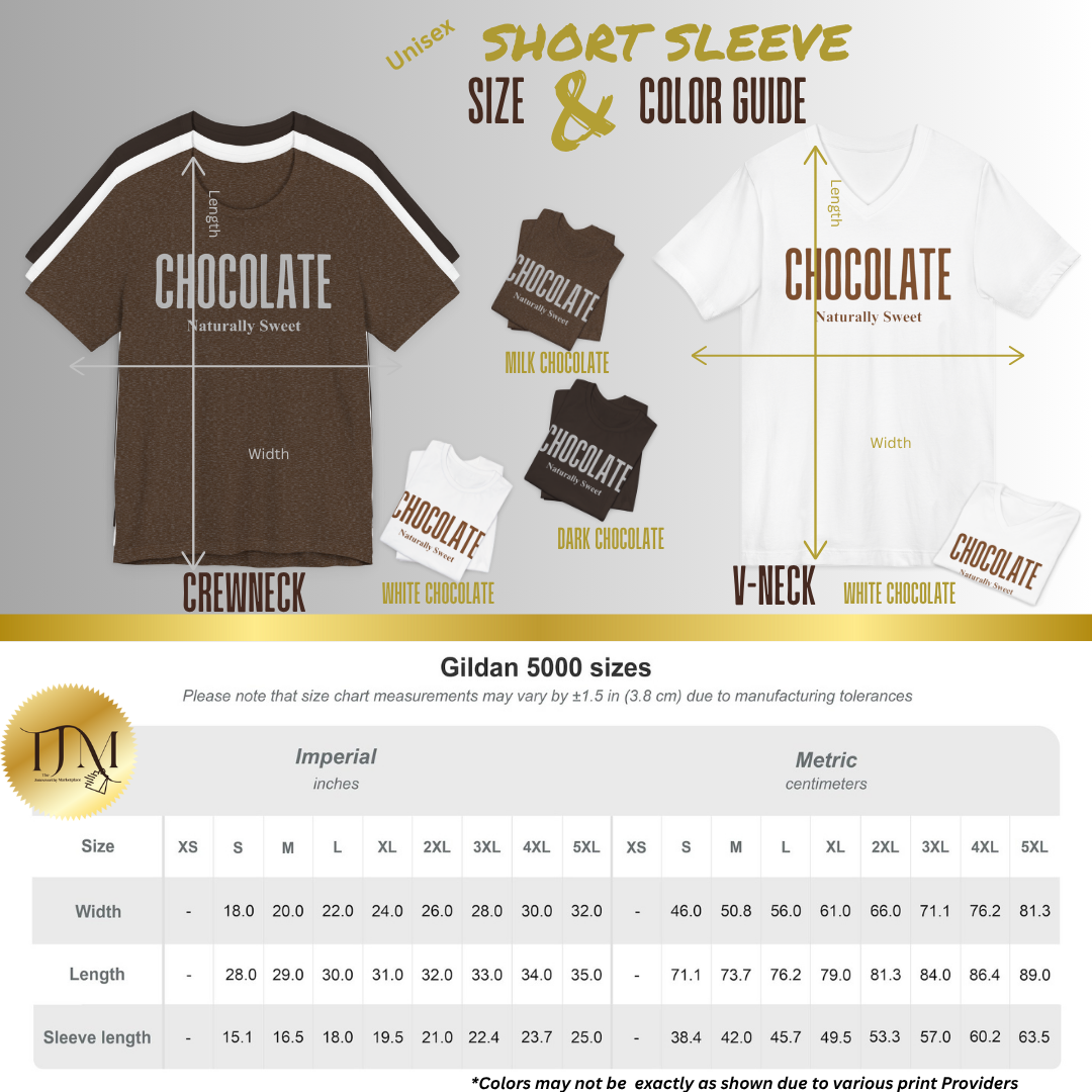 Chocolate Naturally Sweet Shirt, Unisex Tee Crewneck, V-neck, Sweatshirt or Hoodie, Brown Aesthetic, Chocolate Lovers, Minimalist Graphic