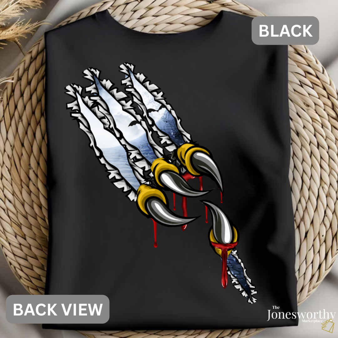 F-CAW-F Funny Halloween Shirt | Crow Skeleton Design, Front and Back Print | Unisex Tee, Hoodie & Sweatshirt (S–2XL)