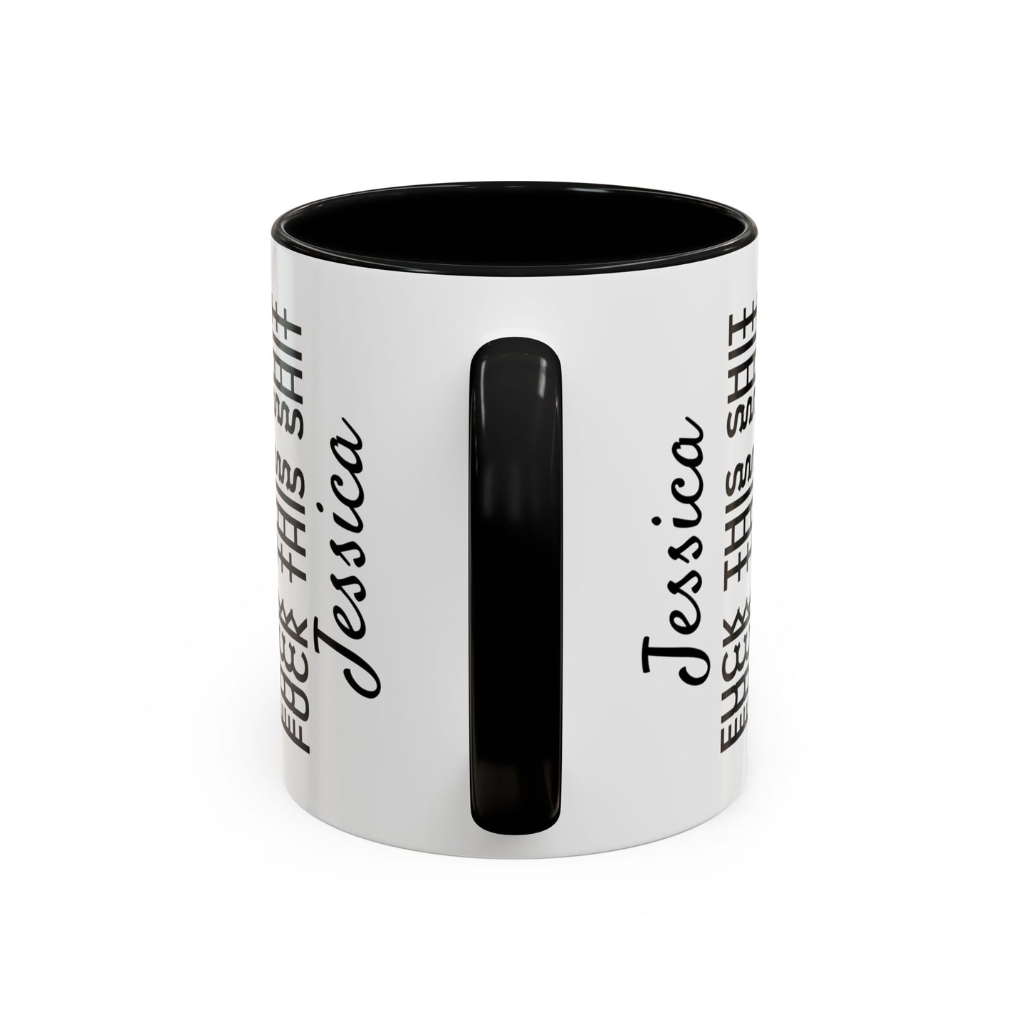 Hidden Swear Message Mug – “Fuck This Shit” | Funny Office Coffee Cup |Gift for Coworkers, Friends & Retirements| White Elephant