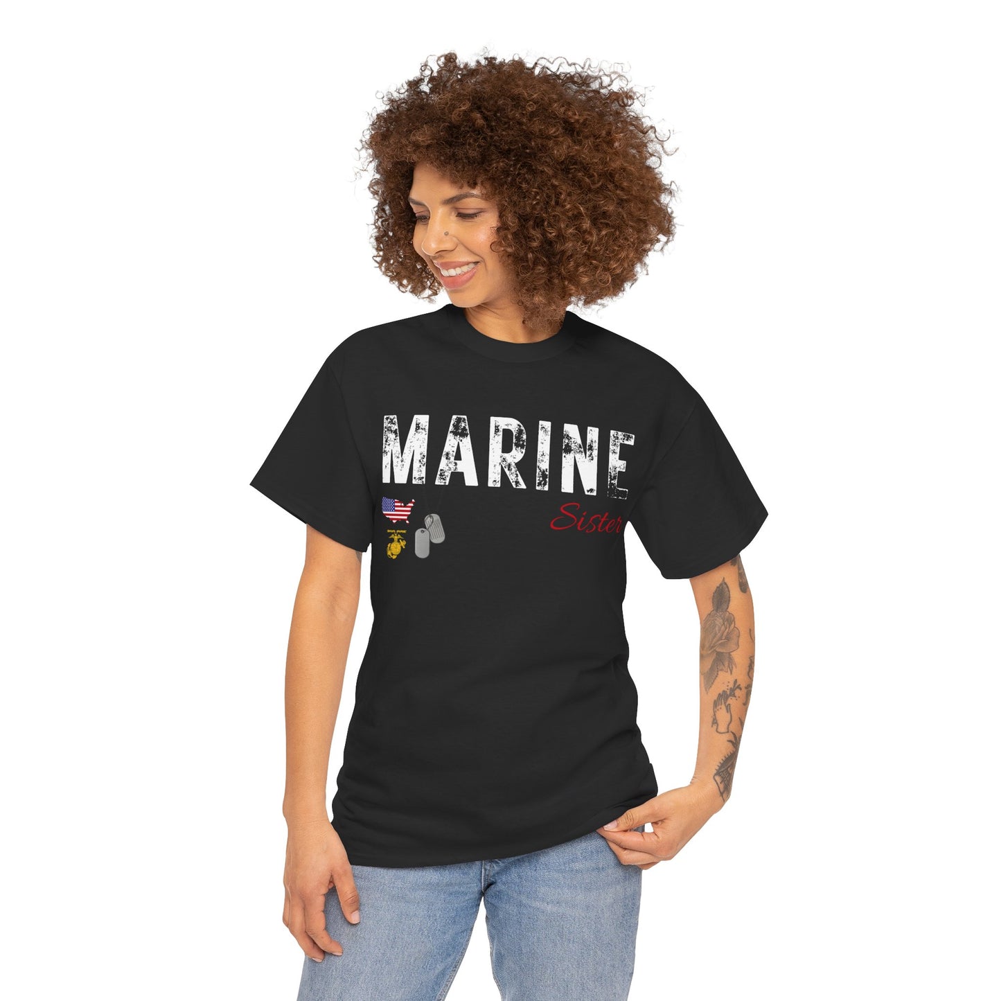 Personalized Marine Family Support Tee, Sweatshirt & Hoodie Collection | Custom Military Apparel for Marine Families
