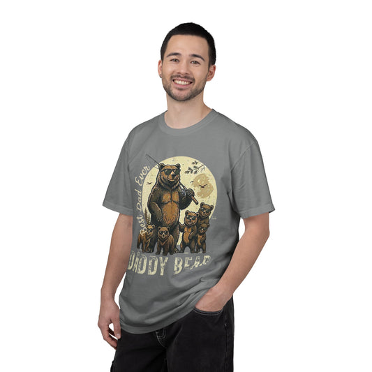 Personalized Daddy Bear Shirt | Custom Dad Bear Tee with Kids Names | Father's Day Gift for Dad | Comfort Colors® 1717