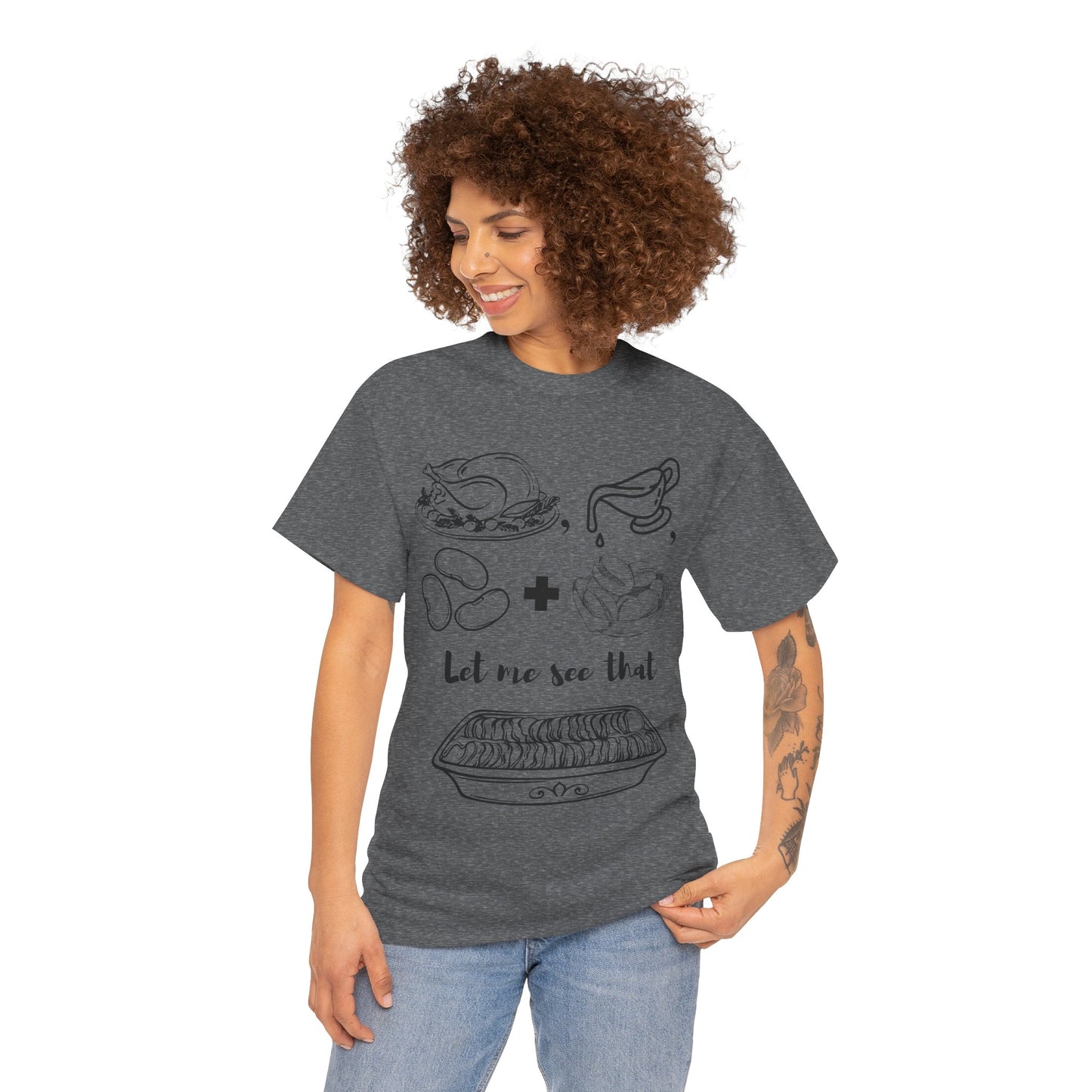 Funny Thanksgiving Shirt | Turkey Gravy Beans and Rolls Let Me See That Casserole T-Shirt | Music Lovers