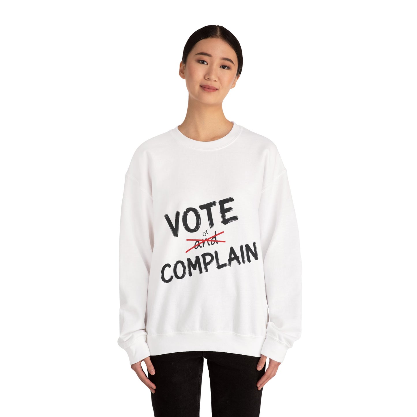 Vote or Complain Shirt – Unisex Tee, V-Neck, Sweatshirt, or Hoodie | Political Graphic Tee | Civic Engagement Shirt