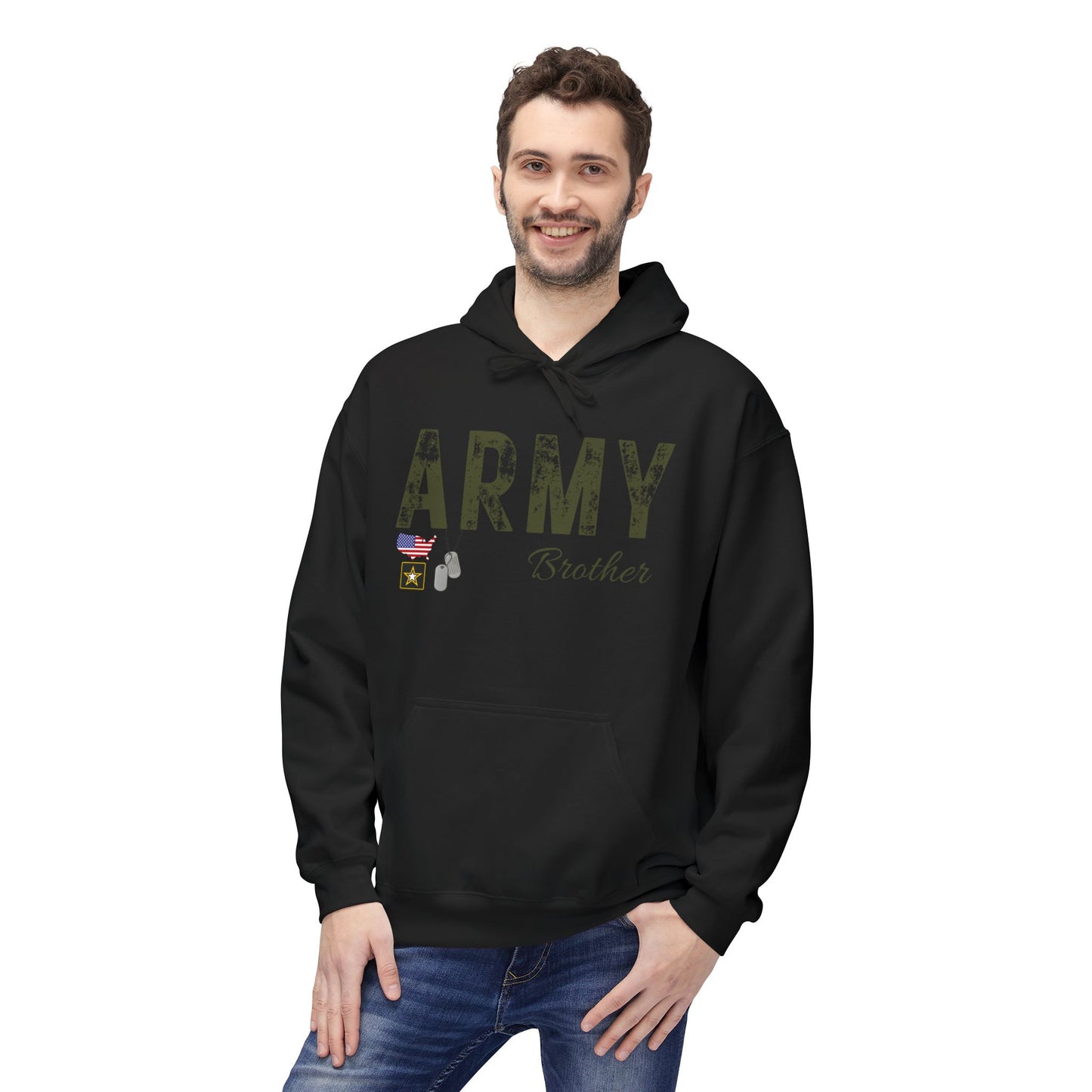 Personalized Army Family Support Tee, Sweatshirt & Hoodie Collection | Custom Military Apparel for Army Families