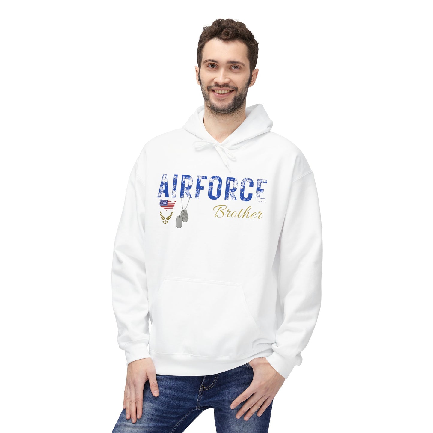 Personalized Air Force Family Support Tee, Sweatshirt & Hoodie Collection | Custom Military Apparel for Air Force Families