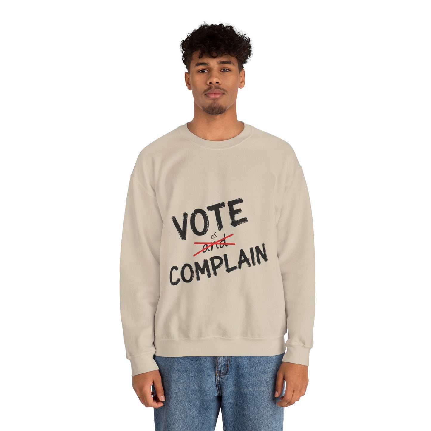 Vote or Complain Shirt – Unisex Tee, V-Neck, Sweatshirt, or Hoodie | Political Graphic Tee | Civic Engagement Shirt
