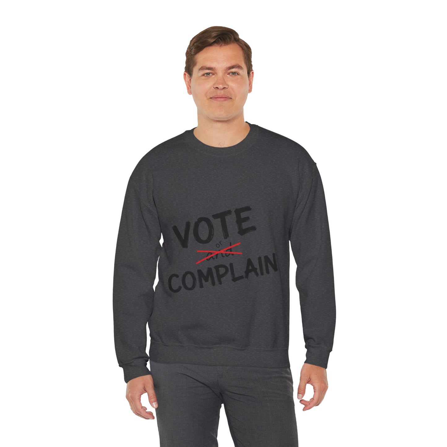 Vote or Complain Shirt – Unisex Tee, V-Neck, Sweatshirt, or Hoodie | Political Graphic Tee | Civic Engagement Shirt