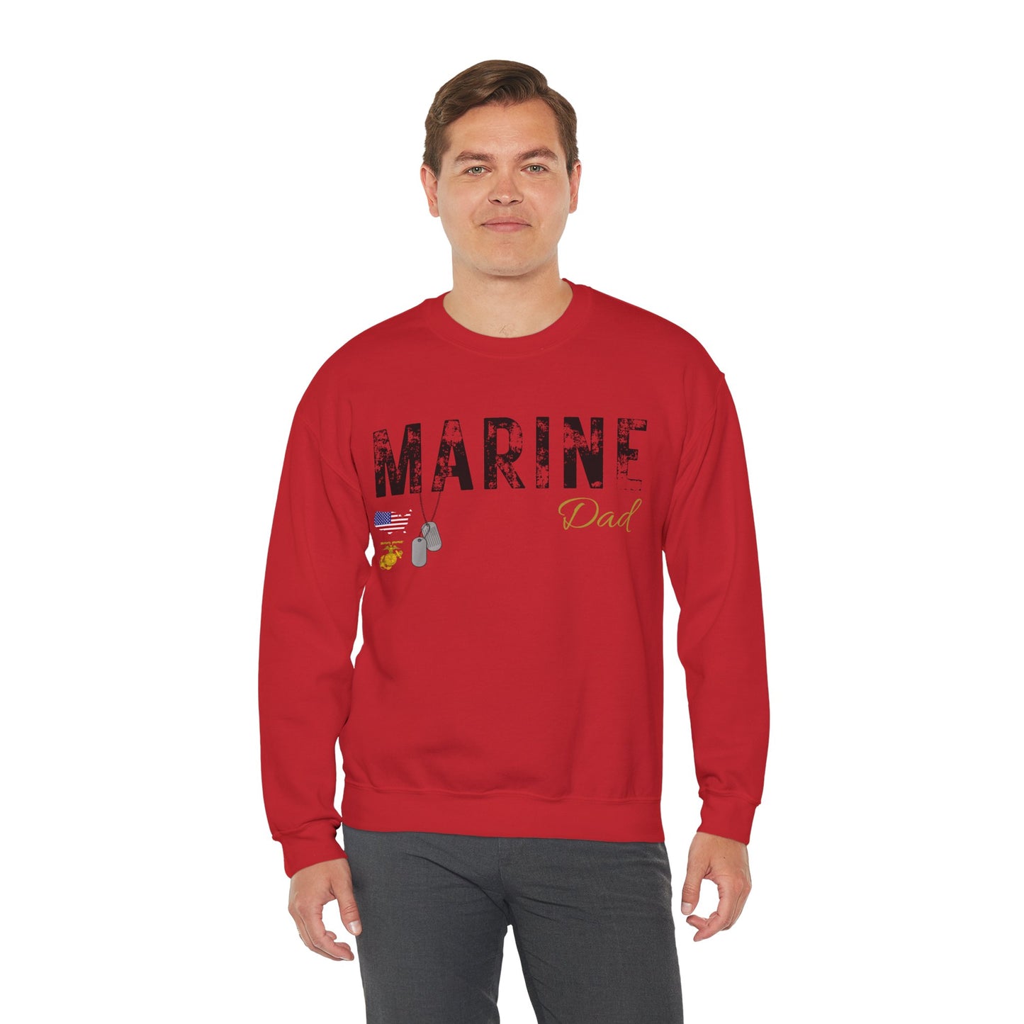 Personalized Marine Family Support Tee, Sweatshirt & Hoodie Collection | Custom Military Apparel for Marine Families