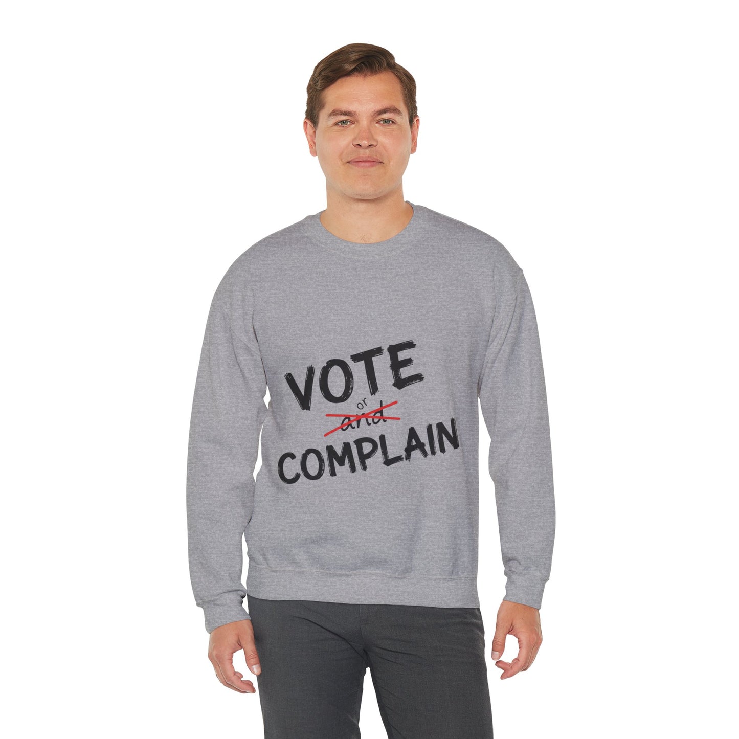 Vote or Complain Shirt – Unisex Tee, V-Neck, Sweatshirt, or Hoodie | Political Graphic Tee | Civic Engagement Shirt