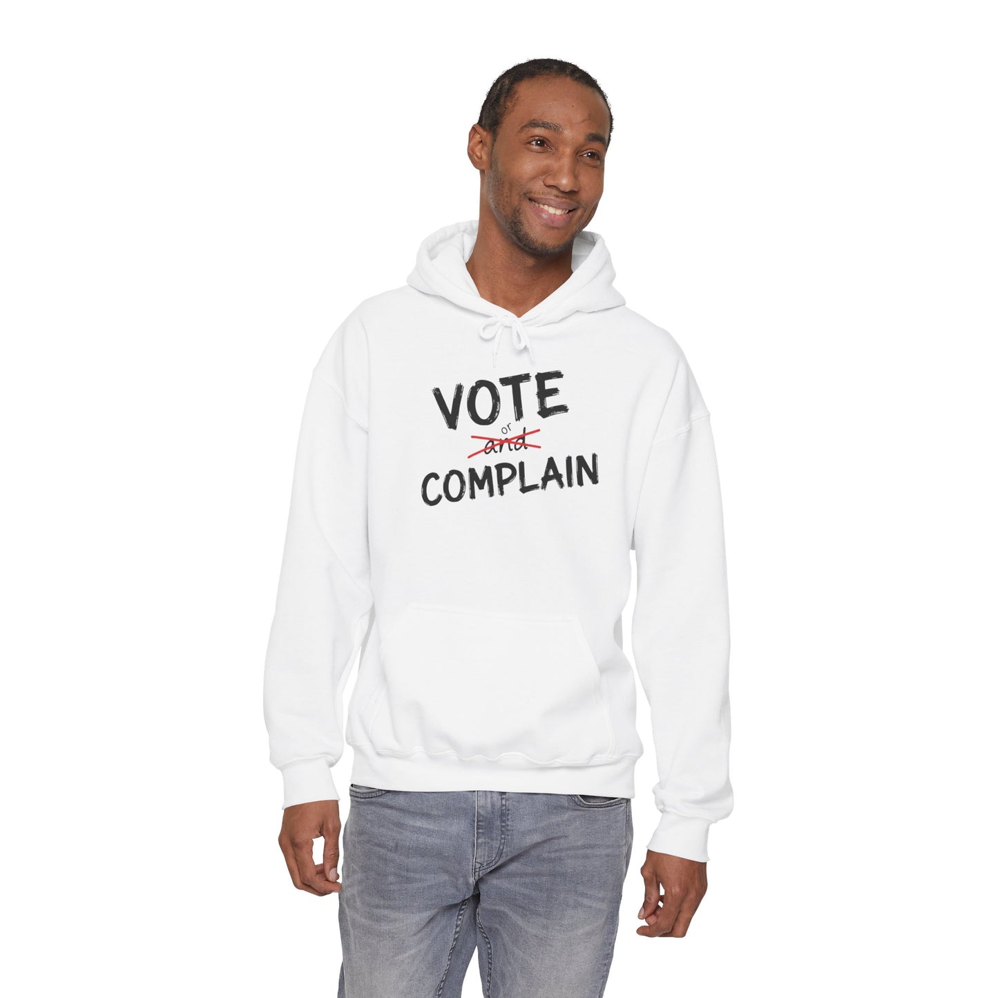 Vote or Complain Shirt – Unisex Tee, V-Neck, Sweatshirt, or Hoodie | Political Graphic Tee | Civic Engagement Shirt