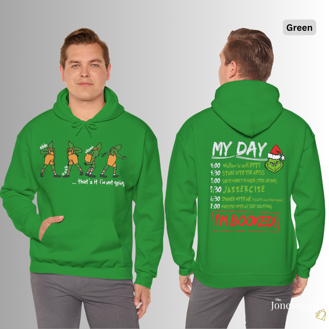That's it I'm not going Funny Christmas Shirt • Hoodie • Sweatshirt • Crewneck• “My Day” Front & Back Print | Unisex Holiday Shirts