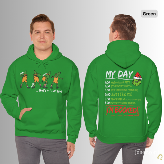 That's it I'm not going Funny Christmas Shirt • Hoodie • Sweatshirt • Crewneck• “My Day” Front & Back Print | Unisex Holiday Shirts