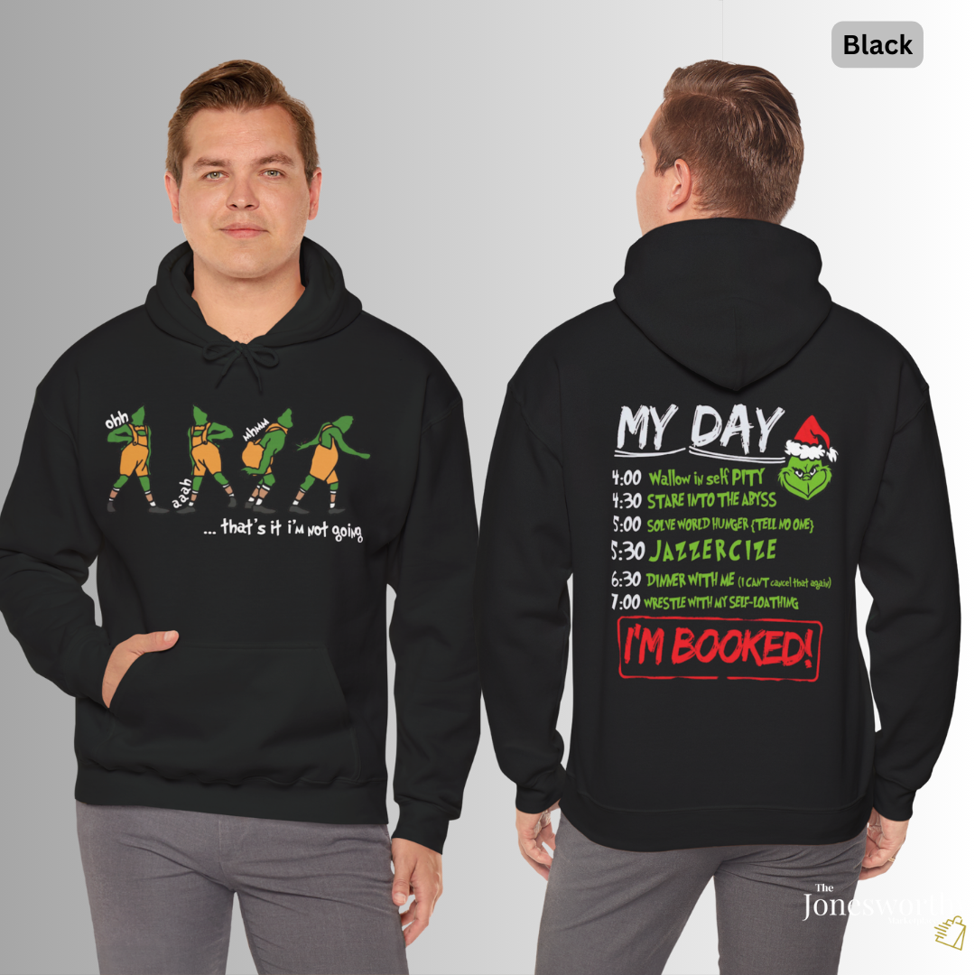 That's it I'm not going Funny Christmas Shirt • Hoodie • Sweatshirt • Crewneck• “My Day” Front & Back Print | Unisex Holiday Shirts