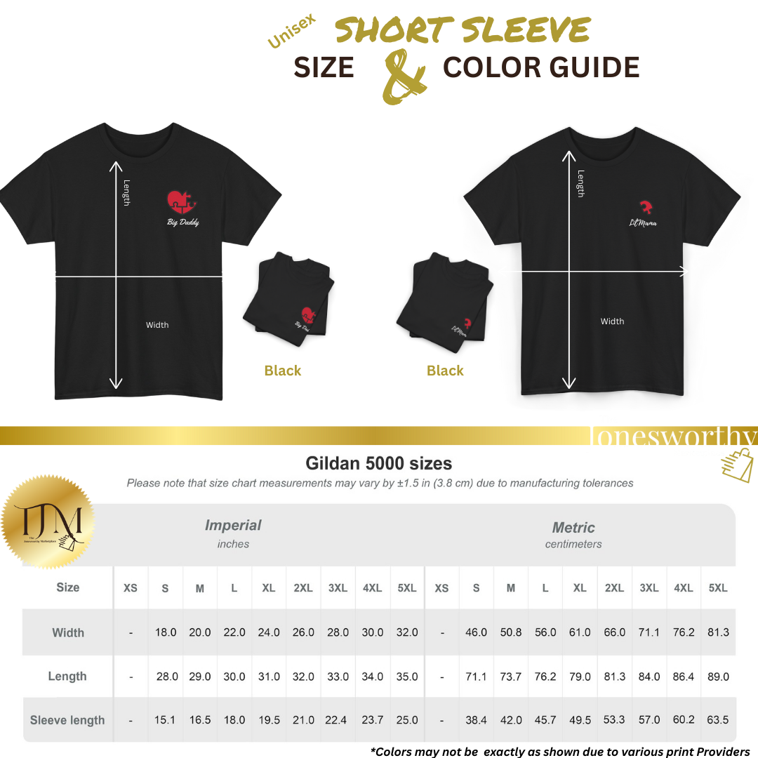 Puzzle Piece Heart Couples Shirt Set • Custom Matching T-Shirts • Personalized Name Tees • Unisex Black Gildan 5000 • Valentine’s, Anniversary Gift