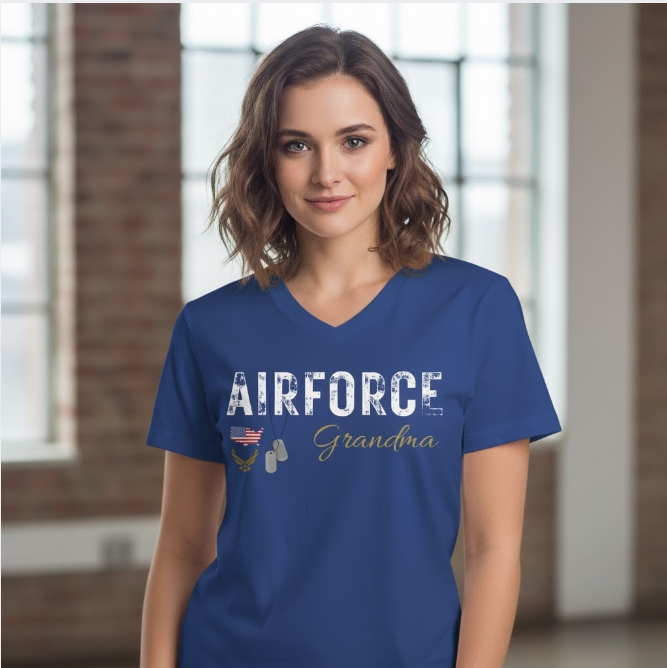 Personalized Air Force Family Support Tee, Sweatshirt & Hoodie Collection | Custom Military Apparel for Air Force Families