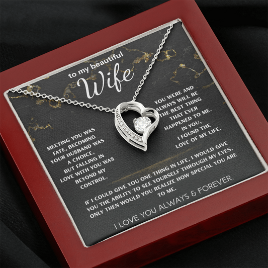 To My Beautiful Wife | Love, Unmatched Necklace