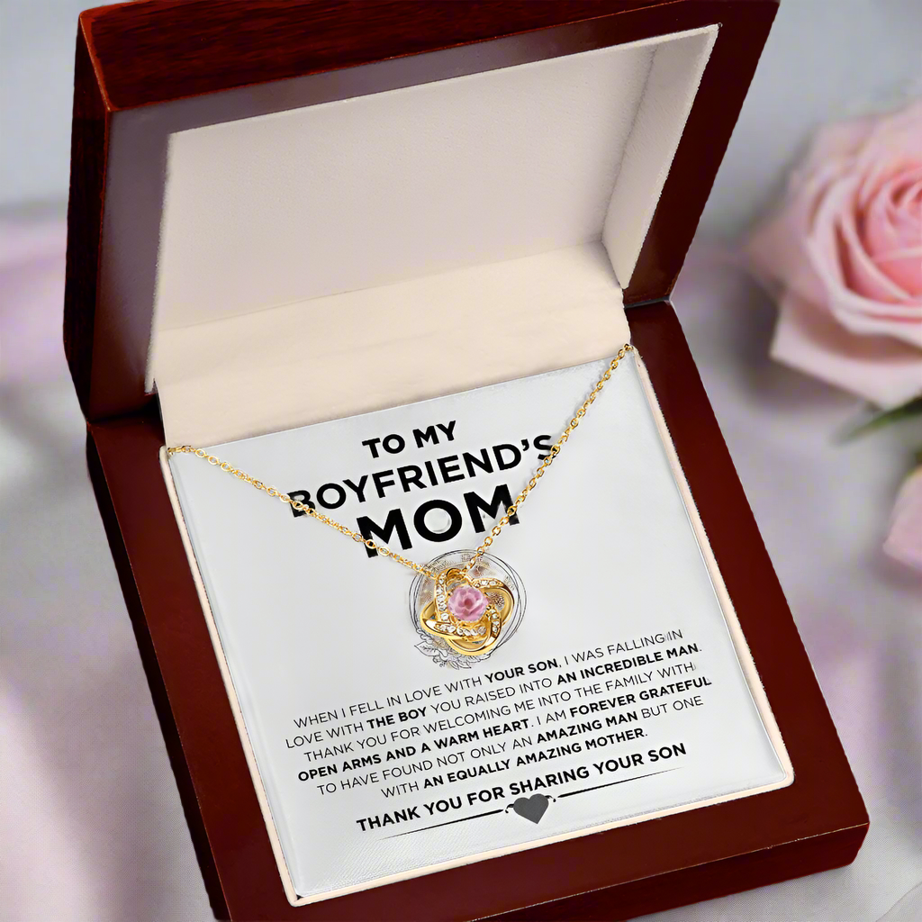 To My Boyfriend's Mother  |  Love Knot Necklace