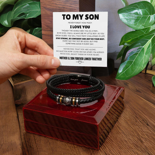 Love You Forever | Mother-&-Son Legacy Bracelet
