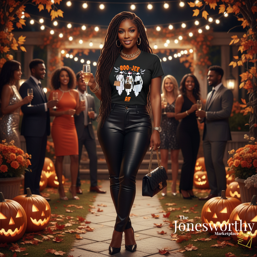 Funny Halloween Ghost Shirt | Boo-JEE Ghost Shirt | Best Friends and Baddies, Halloween Party Costume