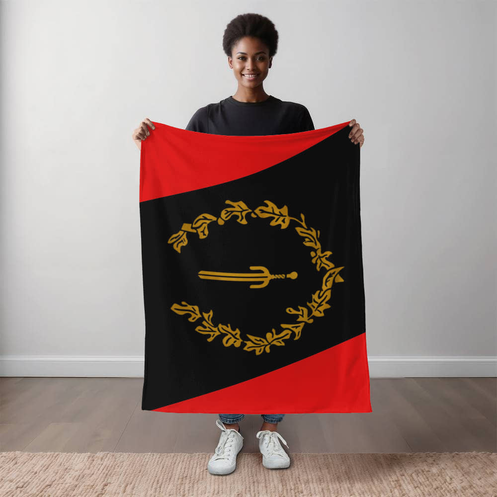 Black American Heritage Flag Mink Touch Fleece Blanket | Luxurious Mink Touch Throw | Cultural Pride Blanket | SOULAAN Collection