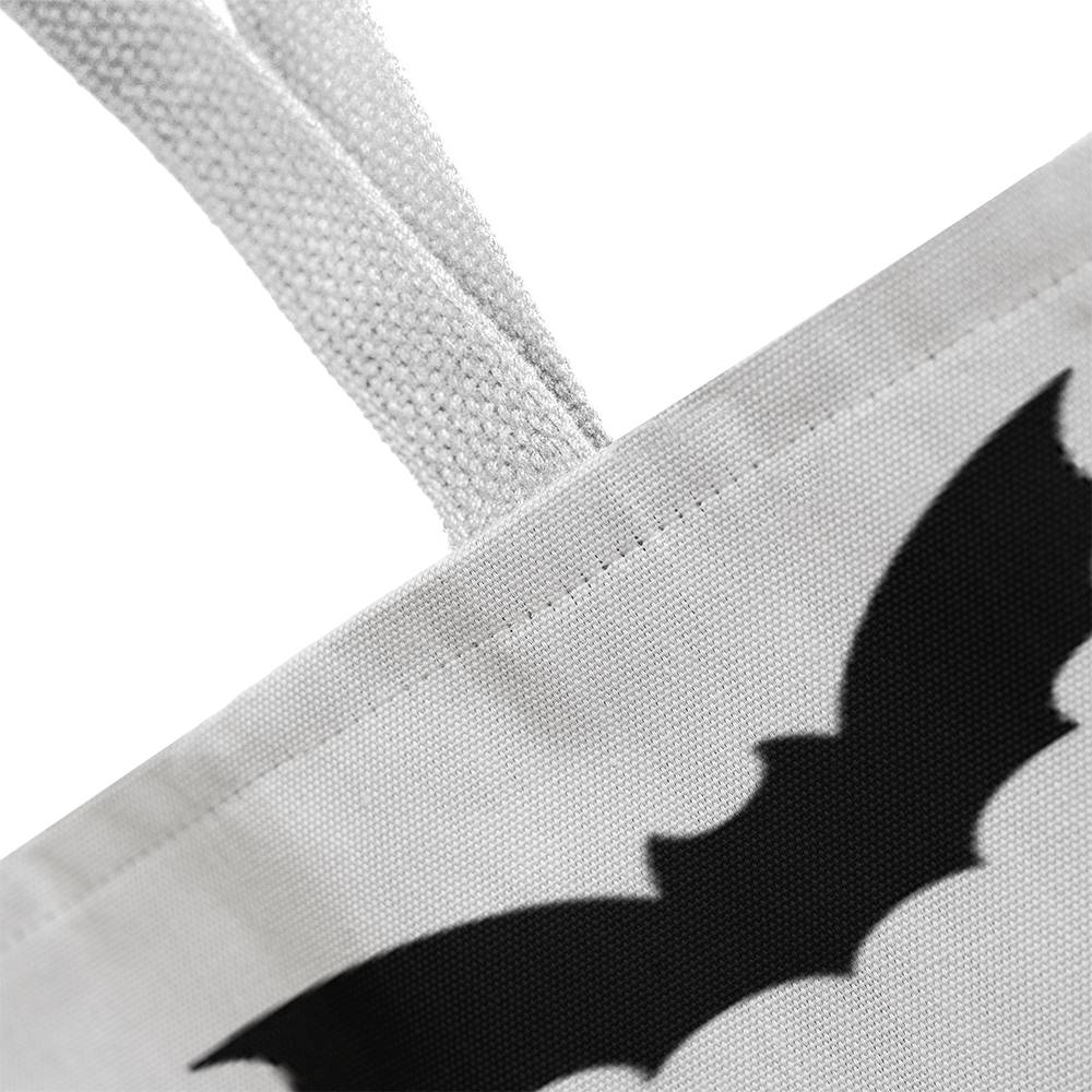 Personalized Halloween Trick or Treat Bag for Kids | Custom Name Candy Tote | Ghost Candy Bag | Reusable Halloween Treat Bag