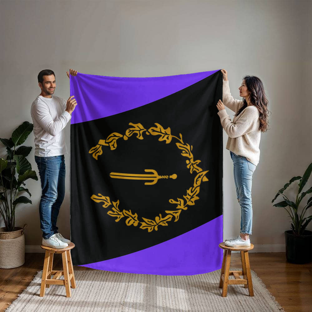 Black American Heritage Flag Mink Touch Fleece Blanket | Luxurious Mink Touch Throw | Cultural Pride Blanket | SOULAAN Collection