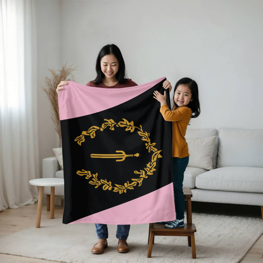 Black American Heritage Flag Mink Touch Fleece Blanket | Luxurious Mink Touch Throw | Cultural Pride Blanket | SOULAAN Collection