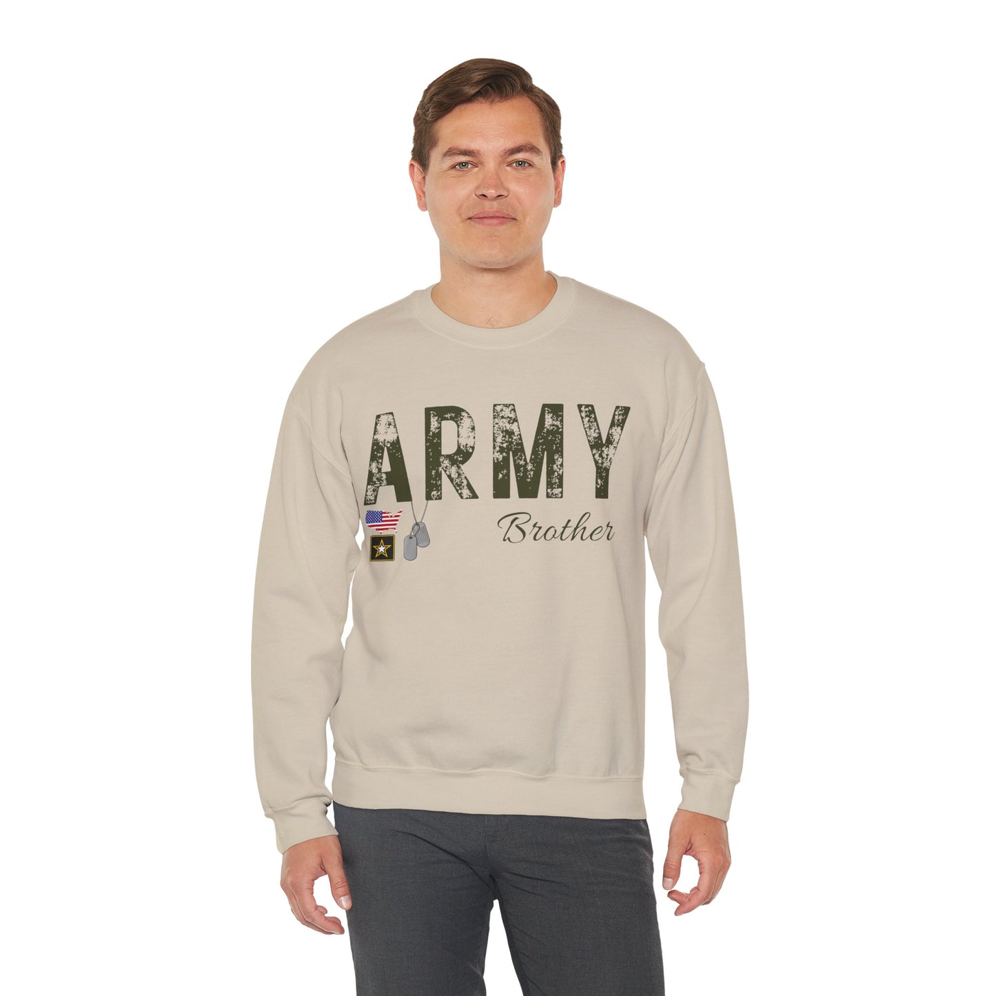 Personalized Army Family Support Tee, Sweatshirt & Hoodie Collection | Custom Military Apparel for Army Families