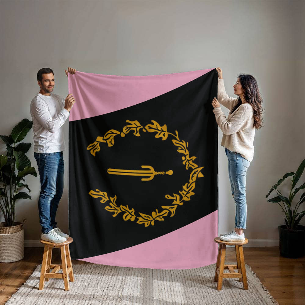 Black American Heritage Flag Mink Touch Fleece Blanket | Luxurious Mink Touch Throw | Cultural Pride Blanket | SOULAAN Collection