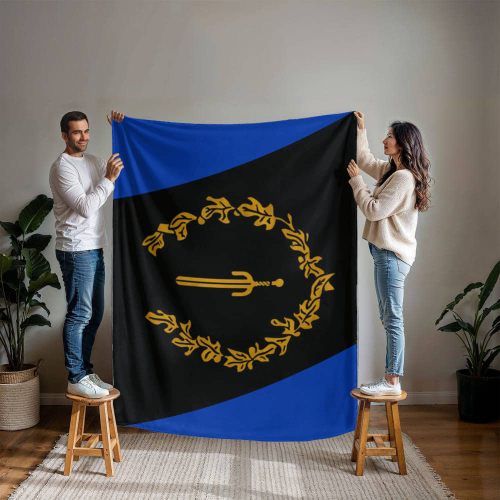 Black American Heritage Flag Mink Touch Fleece Blanket | Luxurious Mink Touch Throw | Cultural Pride Blanket | SOULAAN Collection
