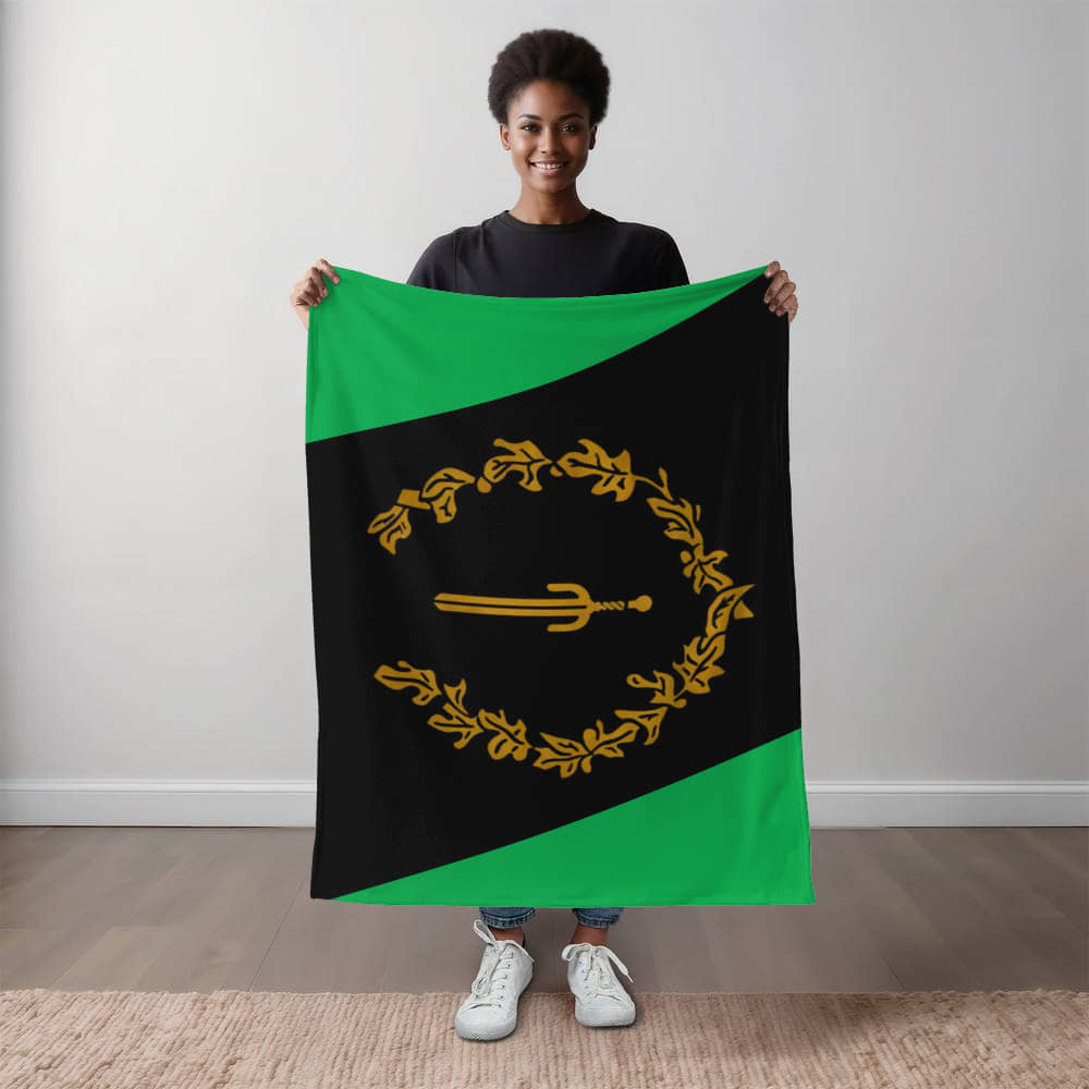 Black American Heritage Flag Mink Touch Fleece Blanket | Luxurious Mink Touch Throw | Cultural Pride Blanket | SOULAAN Collection