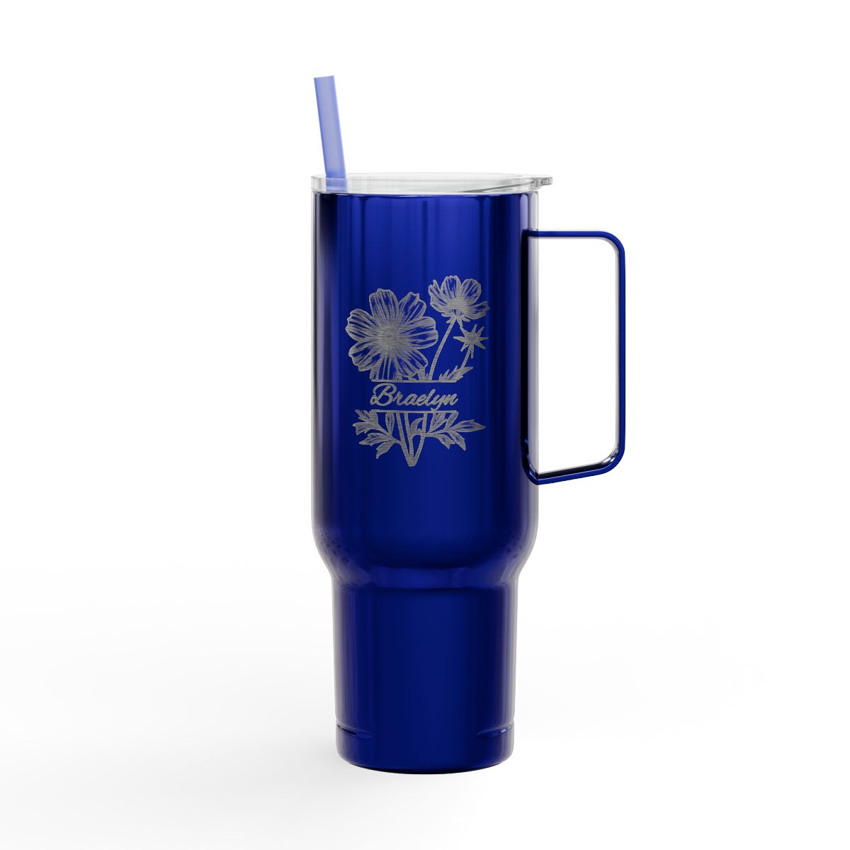 Bloom Boldly | Personalized Birth Flower Tumbler| 40oz