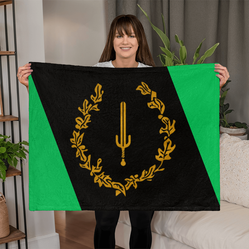 Black American Heritage Flag Mink Touch Fleece Blanket | Luxurious Mink Touch Throw | Cultural Pride Blanket | SOULAAN Collection