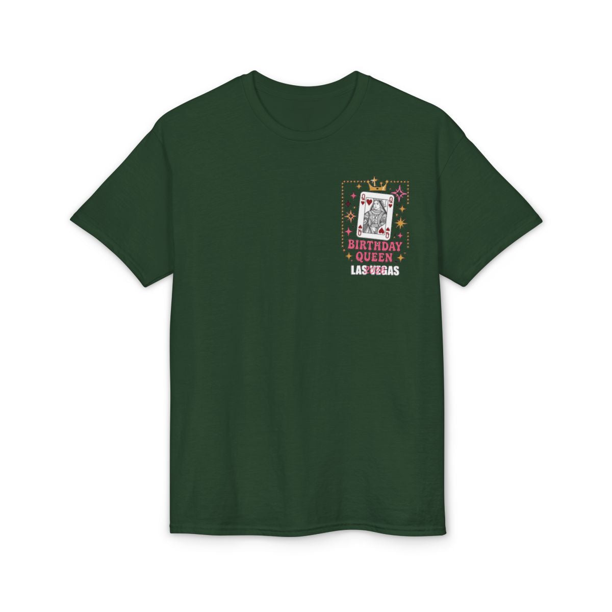 👑🎰♠️ Las Vegas Birthday Collection | Queen Birthday Trip Shirts | Personalized Year | Gildan® 8000 DryBlend® Unisex T-Shirt