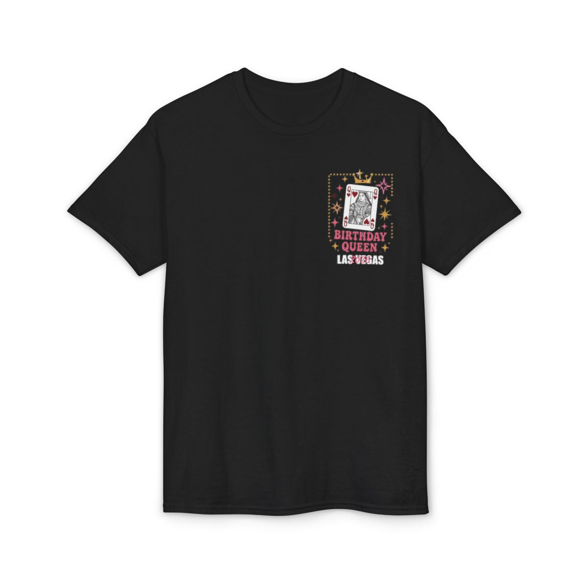 👑🎰♠️ Las Vegas Birthday Collection | Queen Birthday Trip Shirts | Personalized Year | Gildan® 8000 DryBlend® Unisex T-Shirt