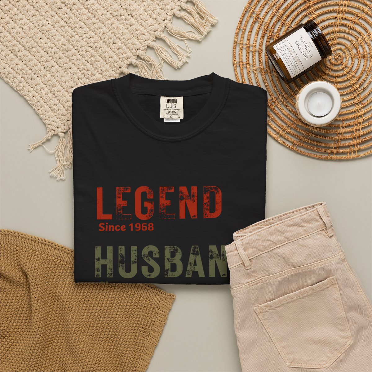 Personalized Legend Husband Dad Shirt | Custom Dad Since Year Tee | Father's Day Gift for Husband | Comfort Colors® 1717