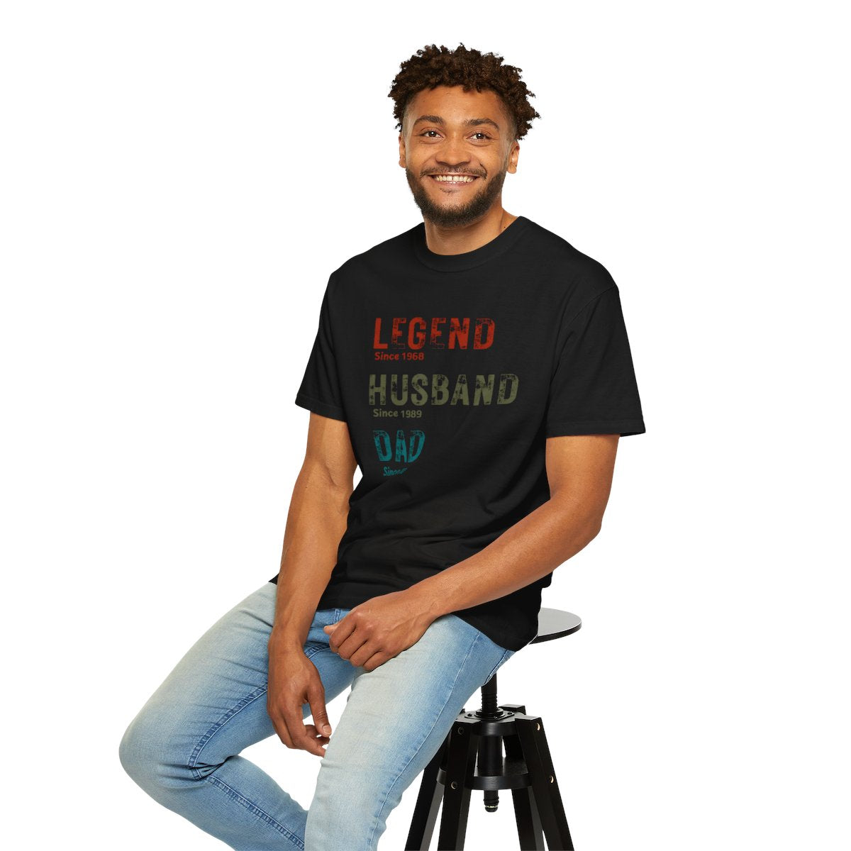 Personalized Legend Husband Dad Shirt | Custom Dad Since Year Tee | Father's Day Gift for Husband | Comfort Colors® 1717