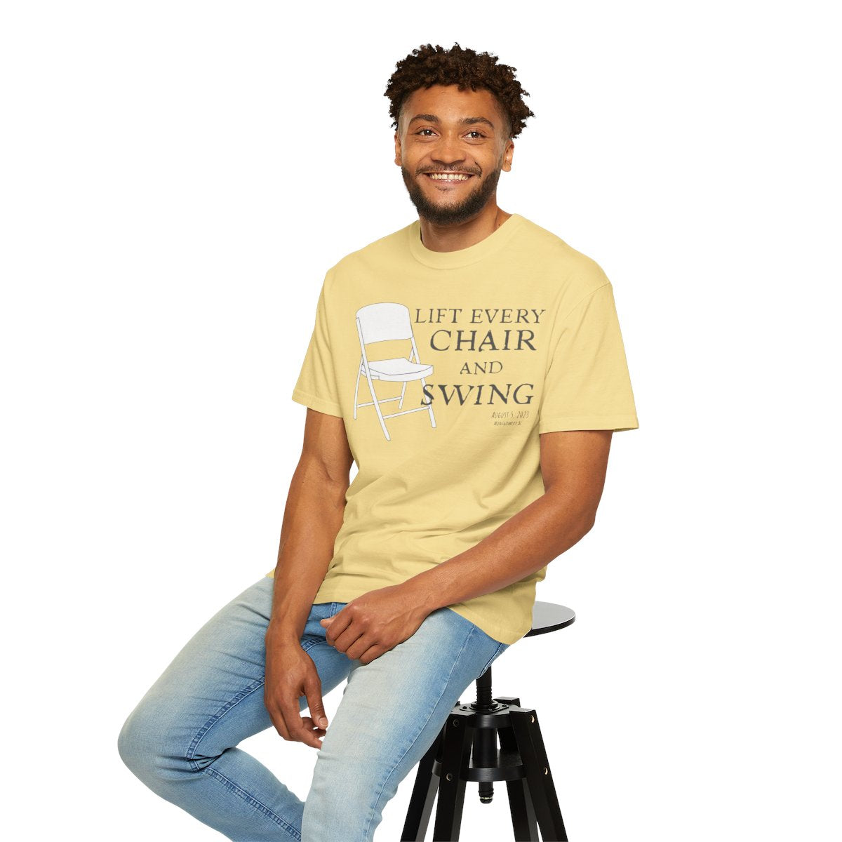 Lift Every Chair and Swing Shirt | Montgomery Riverfront Tribute Tee | Black Culture Humor Shirt | Comfort Colors® 1717
