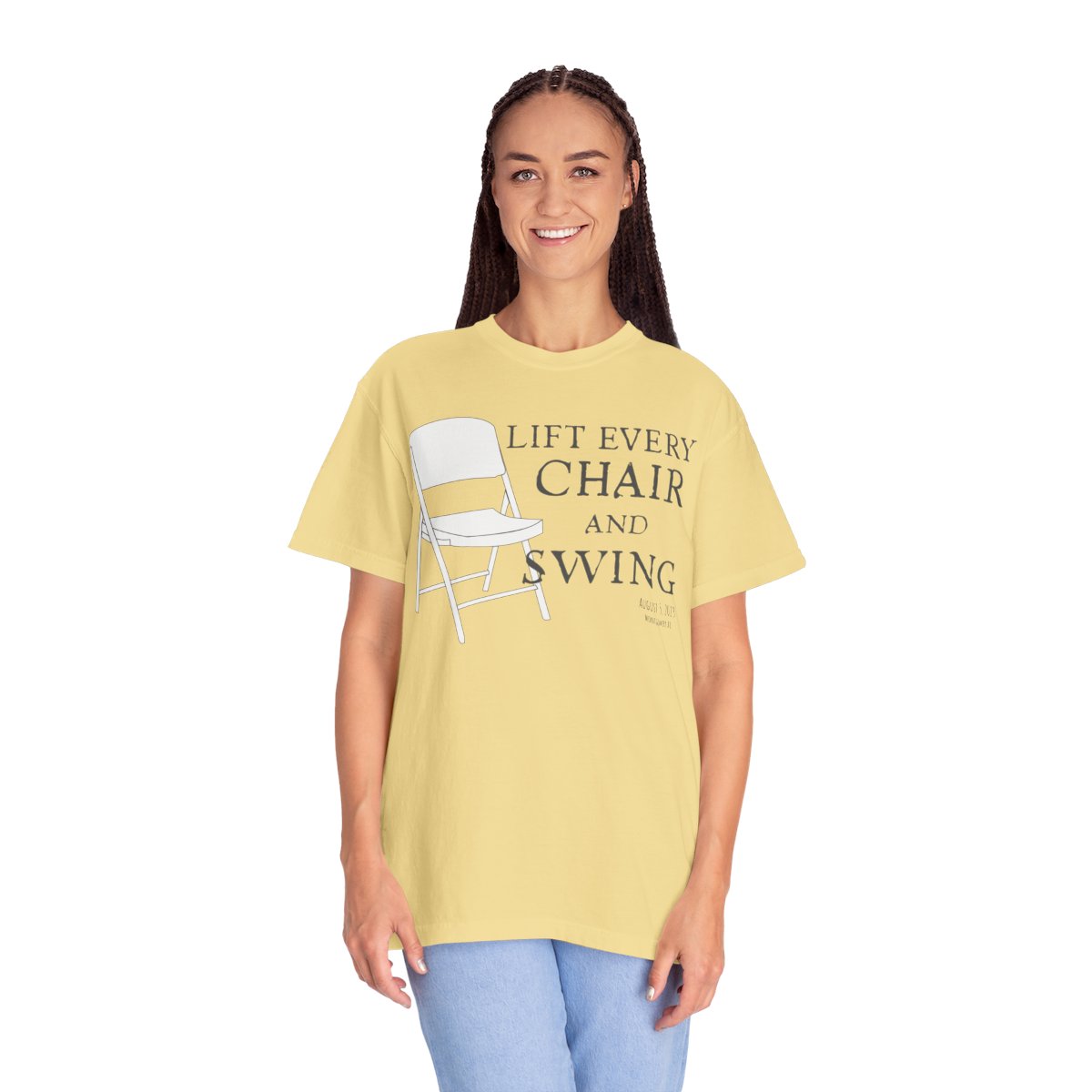 Lift Every Chair and Swing Shirt | Montgomery Riverfront Tribute Tee | Black Culture Humor Shirt | Comfort Colors® 1717