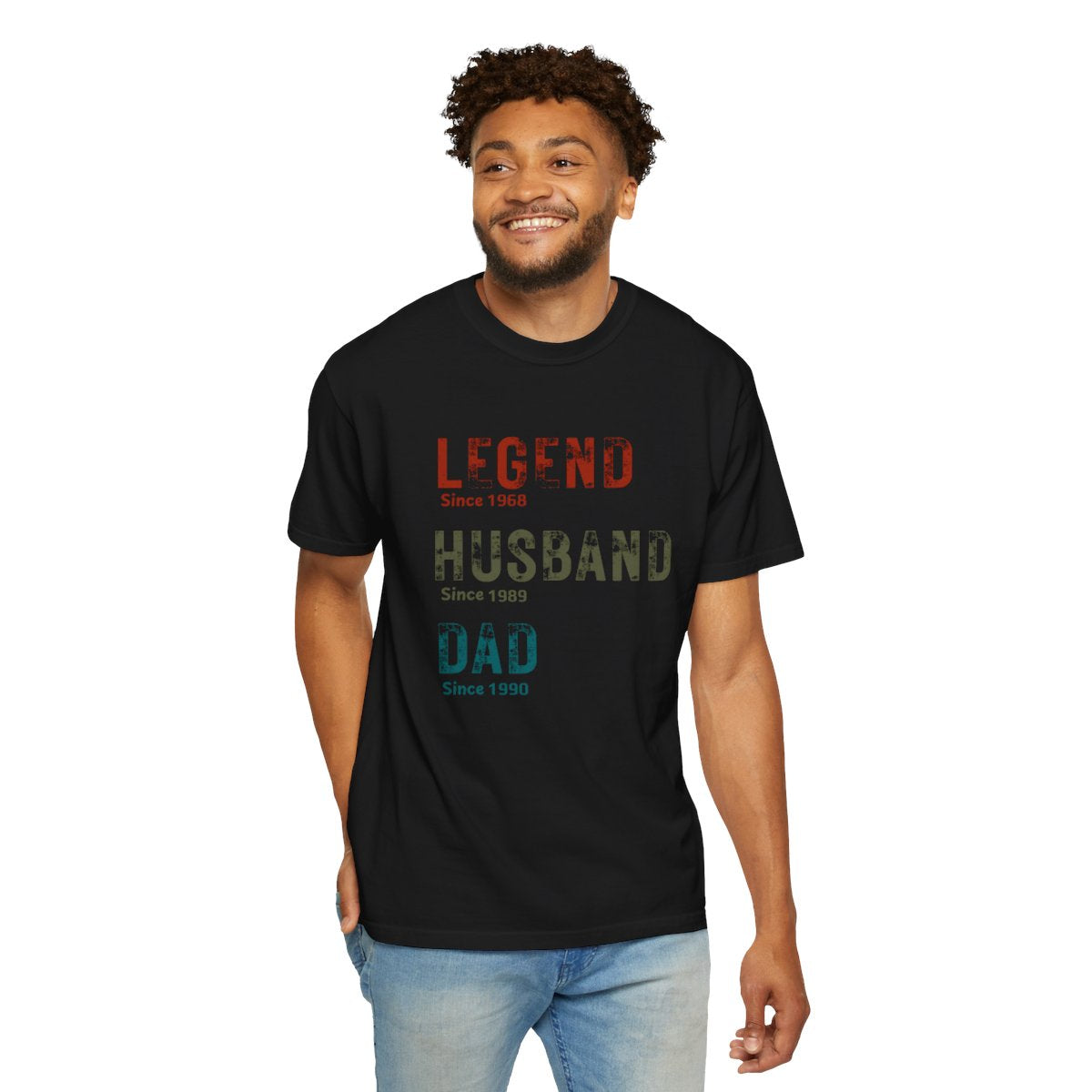 Personalized Legend Husband Dad Shirt | Custom Dad Since Year Tee | Father's Day Gift for Husband | Comfort Colors® 1717