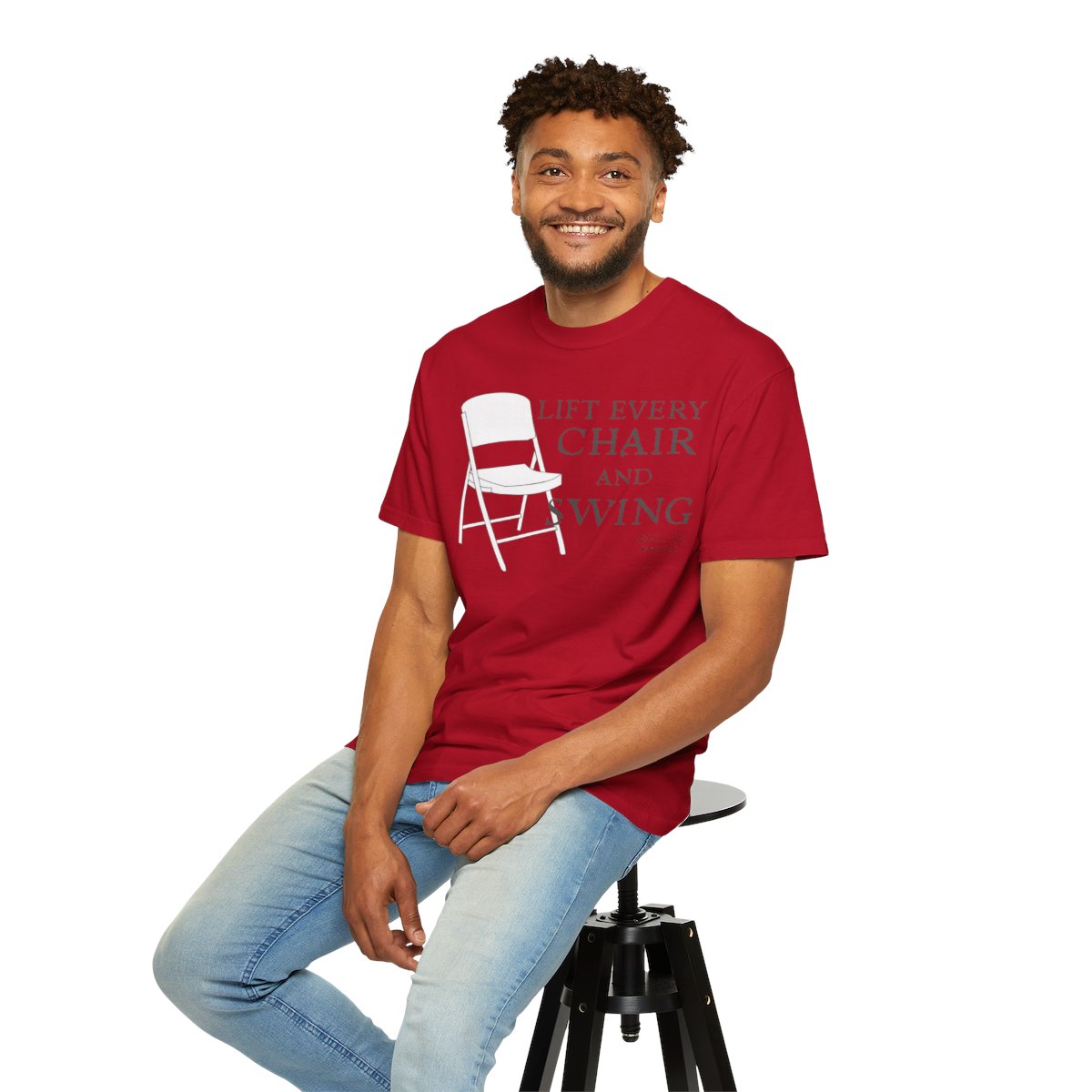 Lift Every Chair and Swing Shirt | Montgomery Riverfront Tribute Tee | Black Culture Humor Shirt | Comfort Colors® 1717