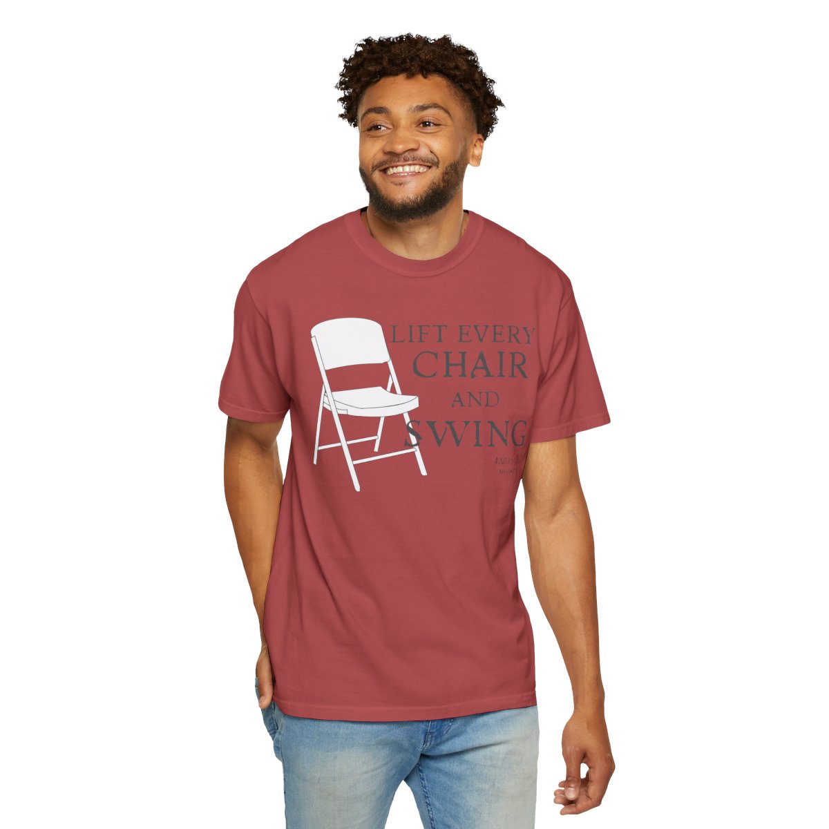 Lift Every Chair and Swing Shirt | Montgomery Riverfront Tribute Tee | Black Culture Humor Shirt | Comfort Colors® 1717