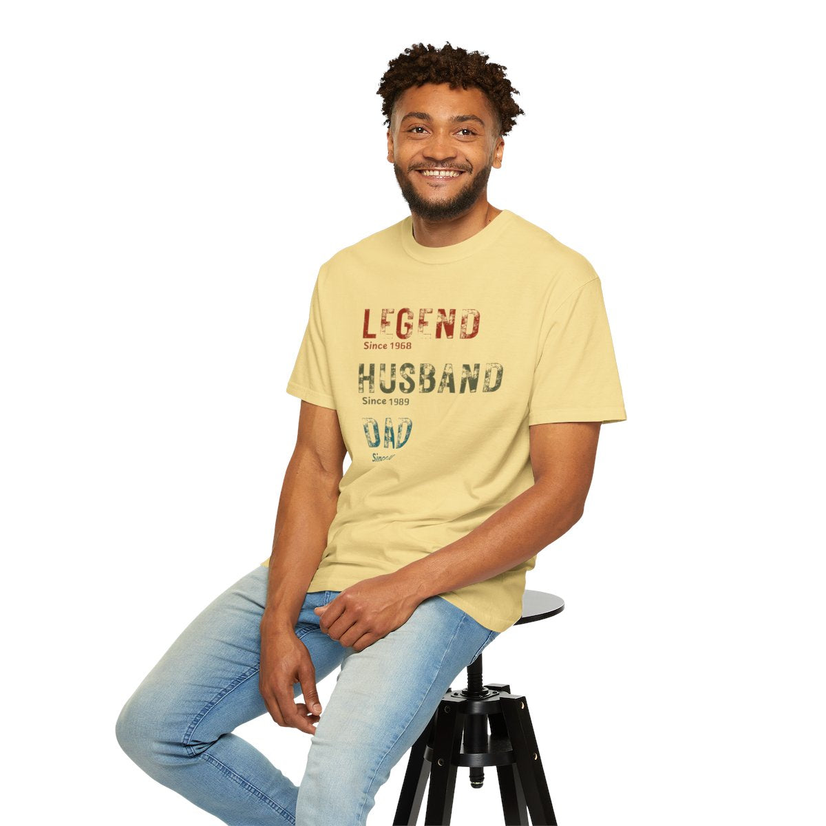 Personalized Legend Husband Dad Shirt | Custom Dad Since Year Tee | Father's Day Gift for Husband | Comfort Colors® 1717