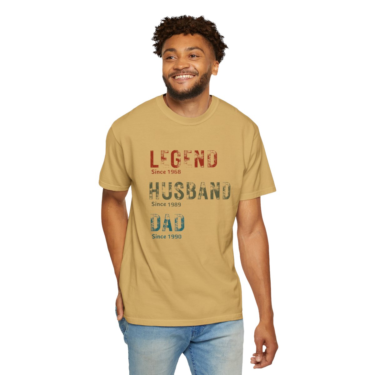 Personalized Legend Husband Dad Shirt | Custom Dad Since Year Tee | Father's Day Gift for Husband | Comfort Colors® 1717